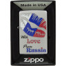Зажигалка Zippo 205 With Love From Russia