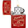Зажигалка ZIPPO CLASSIC METALLIC RED 48620