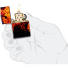 Зажигалка ZIPPO FUSION INFERNO DESIGN 46389