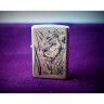 Zippo Proud Lion 204B — зажигалка с бензином